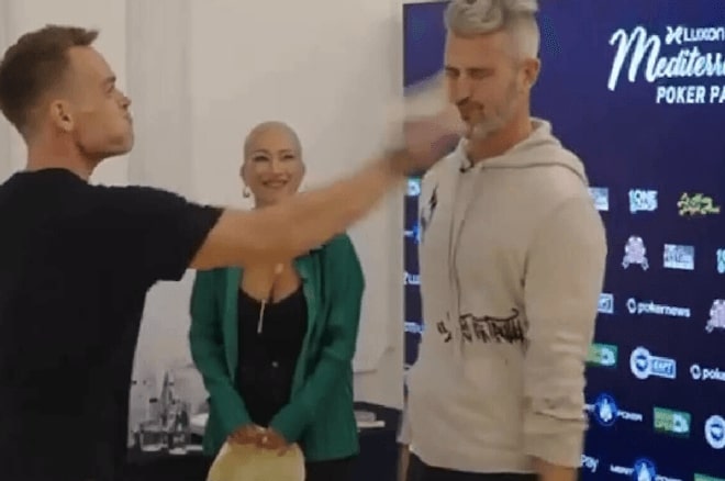 【EV扑克】玉米饼卫星赛,顶级豪客互扇耳光争夺价值2.5万刀比赛门票