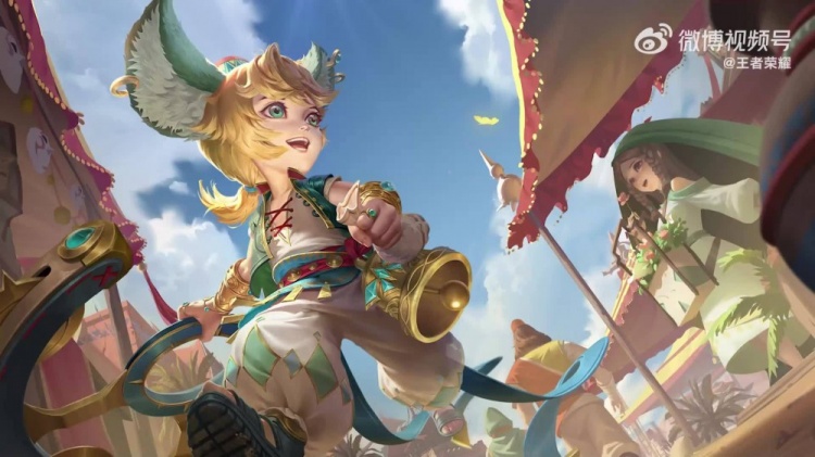 李元芳赛季新皮肤爆料视频:化身为云中漠地的摇铃者