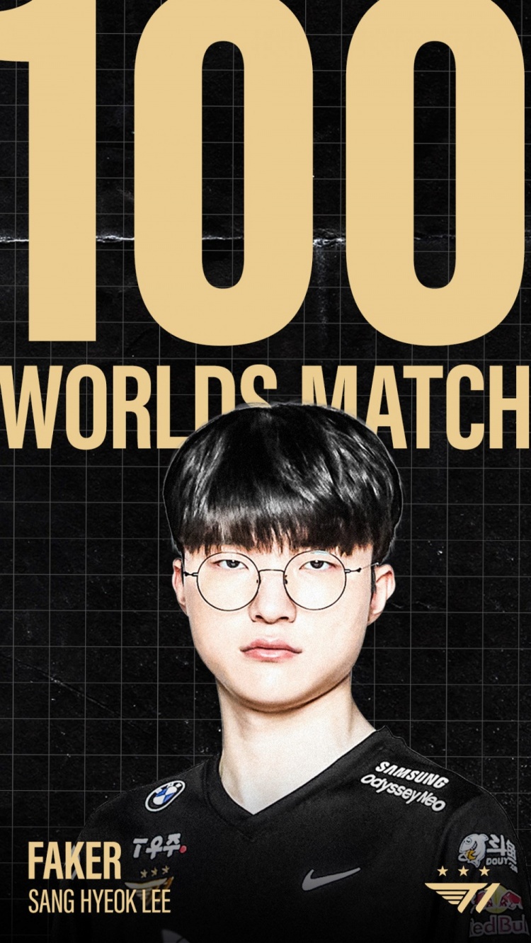 T1官博:恭喜Faker选手首次达成全球总决赛100场参赛纪录!