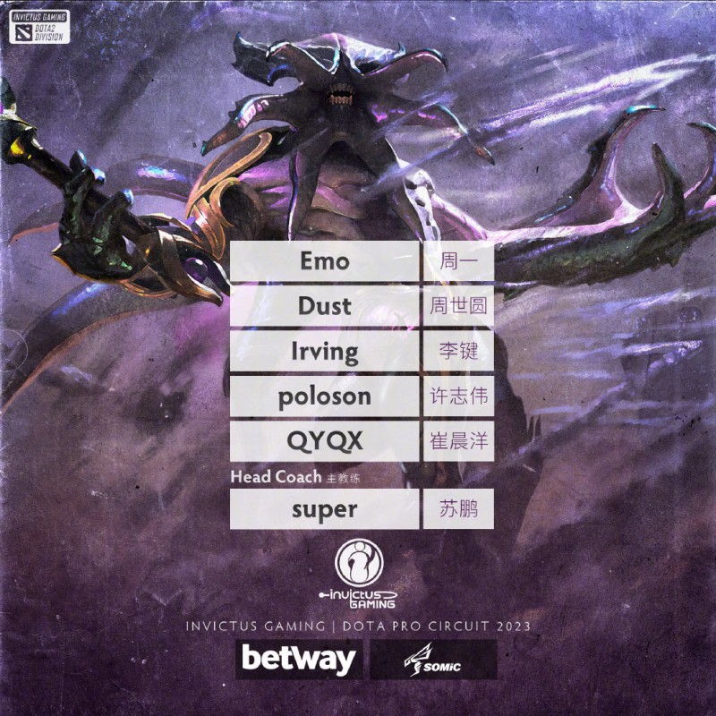 iG.DOTA2分部官方:选手flyfly离队 Emo转至1号位