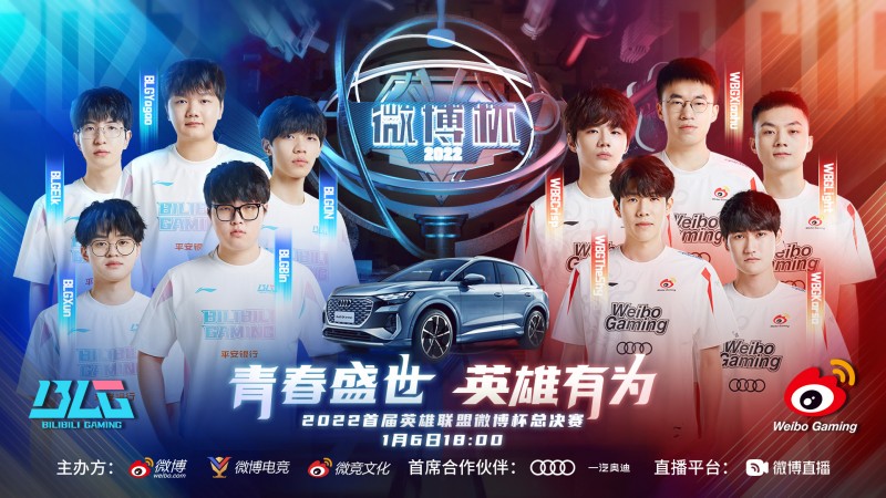 微博杯总决赛WBGvsBLG海报:上路焦点对决TheShy大战Bin
