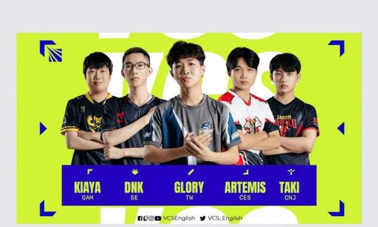 VCS赛区季前启航赛Levi队被横扫,双方45分钟打出120人头