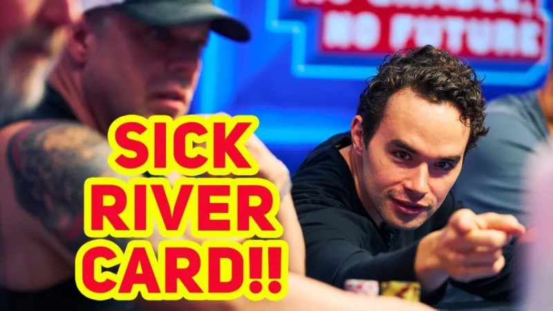 【EV扑克】牌局分析：在40W彩池中被河牌绝杀，恶心坏了！
