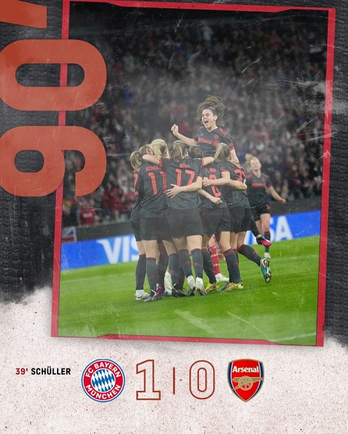 大发体育-女足欧冠1/4决赛首回合:拜仁1-0阿森纳,巴萨1-0罗马,大发助力你的致富之路!