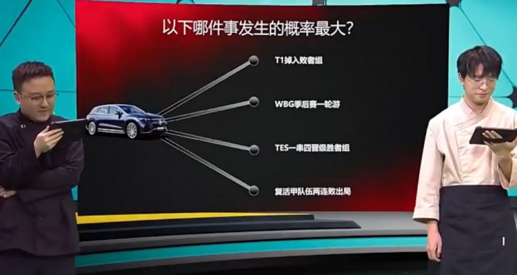 哪件事概率最大:核心观众评选“WBG季后赛一轮游 ”
