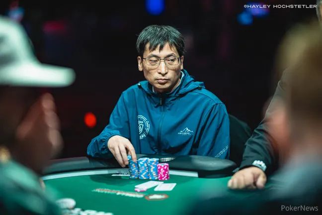 【EV扑克】2023WSOP :张阳在赛事#44以记分牌领先者身份进入Day 3