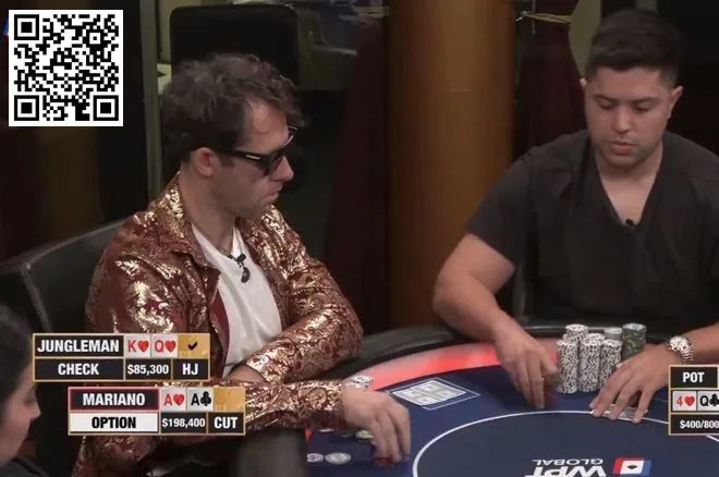 【EV扑克】牌局分析:口袋AA输掉$295,000大池,“阻断牌”要背锅?