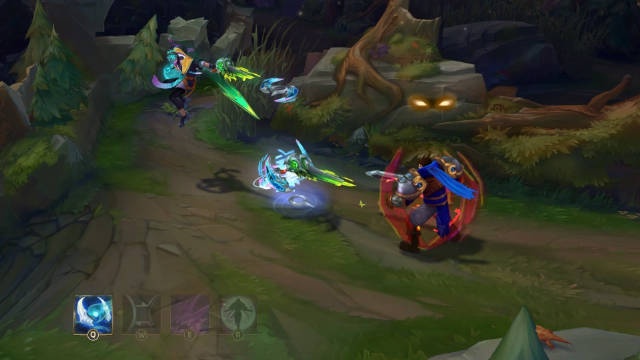 心之钢 厄斐琉斯 皮肤展示:五种武器的特效颜色和涂鸦都不一样