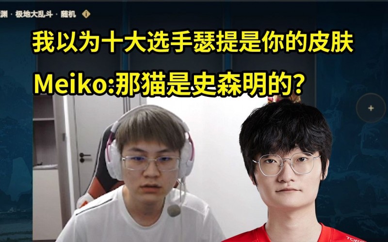 小天Meiko疯狂互嘴：十大选手瑟提我还以为是你的皮肤！