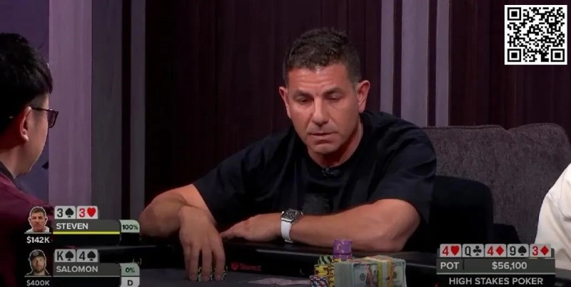 【EV扑克】玩法:两对转诈唬,河牌幸运击中葫芦成功夺池