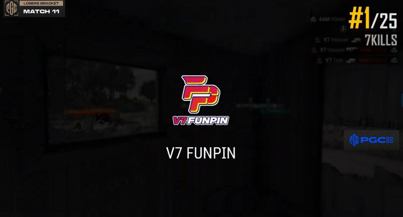 ?PGC败者组:梅花桩瞬息万变 V7最后吃鸡 4AM前八尚不稳固