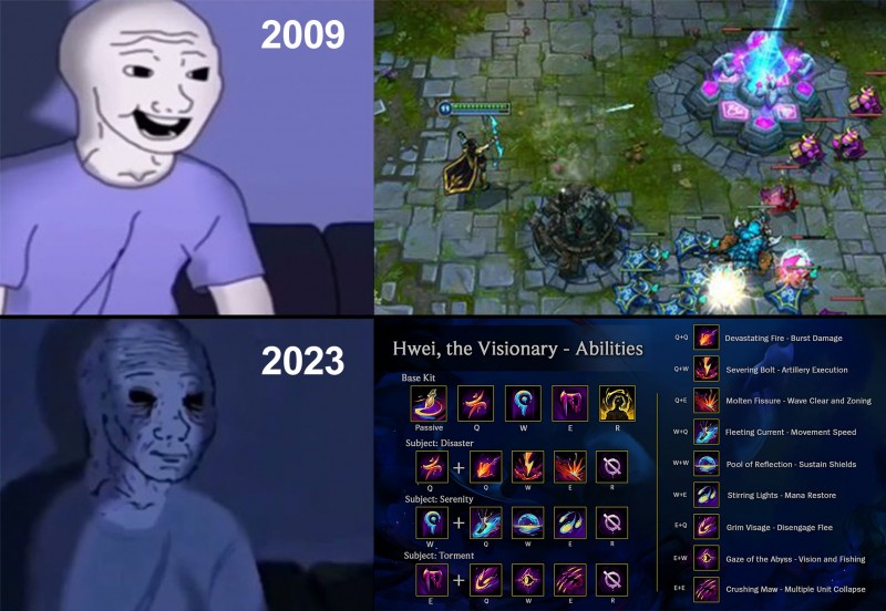 G2官推吐槽新英雄Hwei:三套技能组各有三种心态,十个技能咋玩?