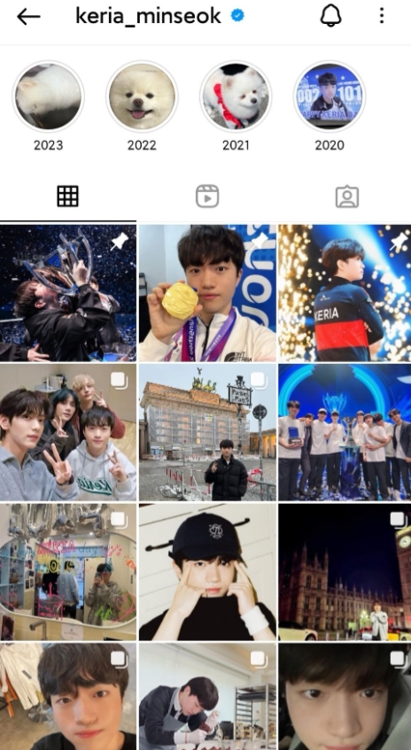 计划有变?Keria删除了确认选择烈娜塔的ins