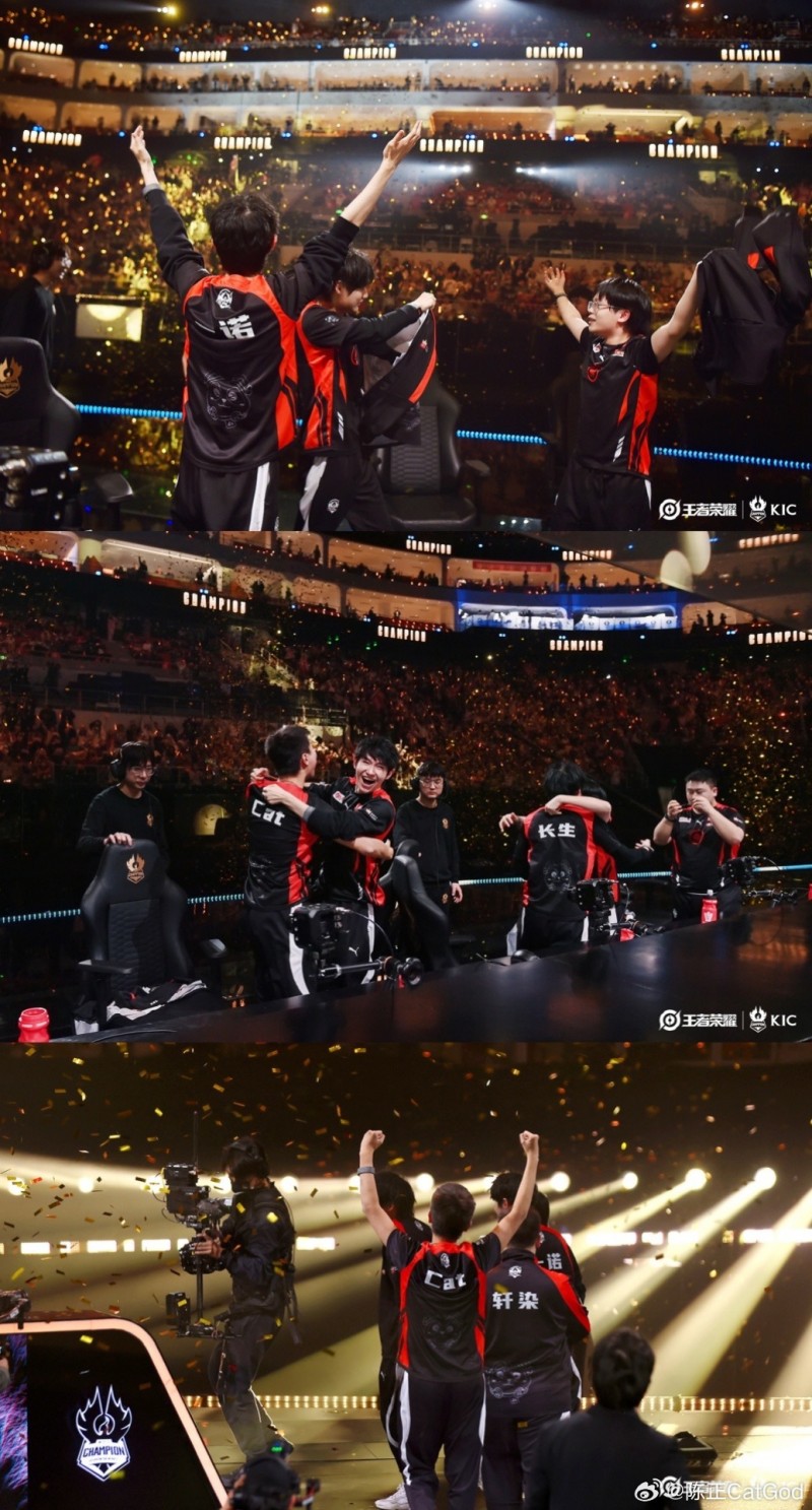 CAT:冠军!8年 我还在,我还能夺冠!我还是冠军!