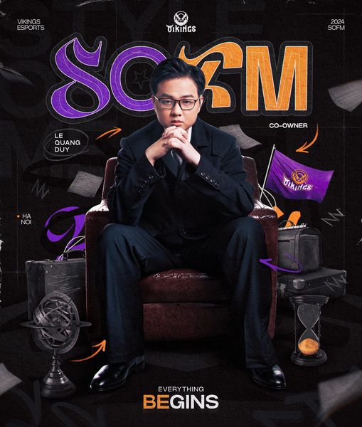 越南VK战队官宣:前SN打野SofM成为队伍的共同所有人