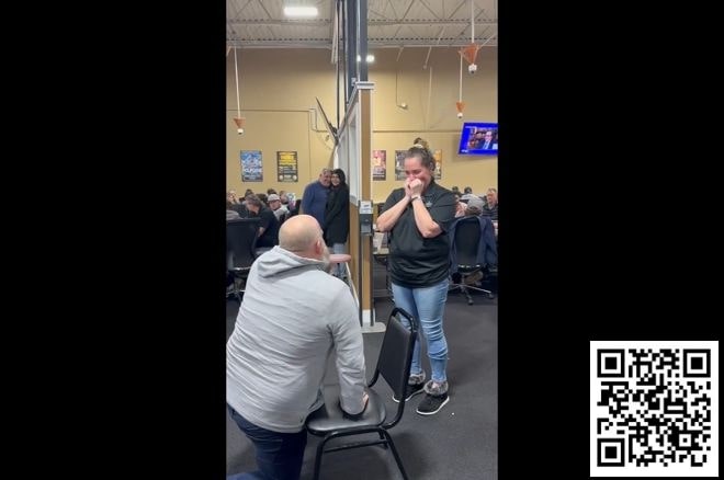 【EV扑克】某牌手在扑克室求婚但女友却没有秒“call”,好尴尬…