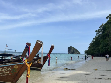 感恩甲米雨季的好天气