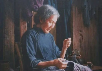 补衣服的图片 补衣服