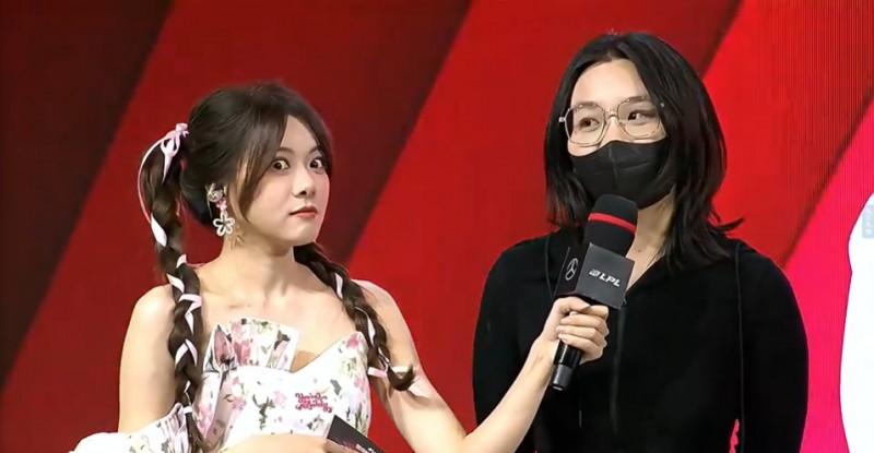 把骆歆吓傻了?WBG高挑女粉口误:我今天是第一次来看KPL的