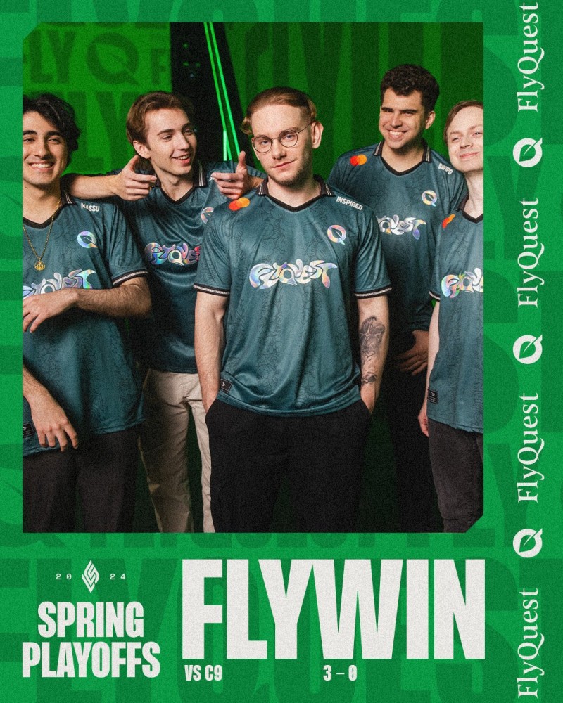 LCS季后赛胜决:FLY3:0横扫C9,Jensen对位点菜jojopyun晋级决赛