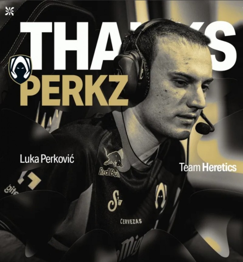 痛失我P!TH战队官宣:中单选手Perkz离队 此前阿P宣布休息