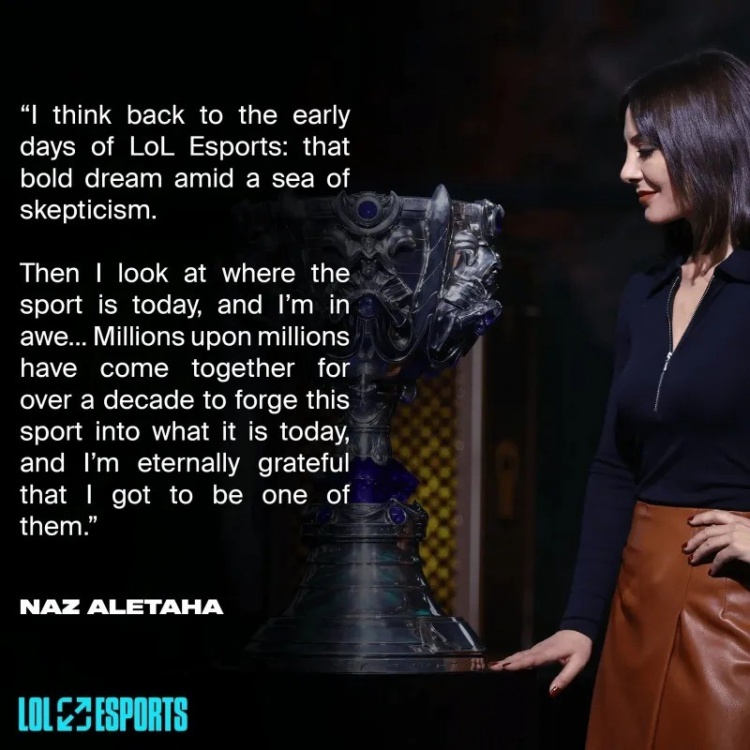 LOL电竞全球负责人Naz宣布离职,结束在Riot游戏的12年生涯