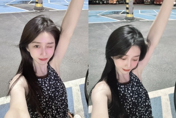 美女主持小悠晒照:今儿立秋,天气果然凉爽了许多