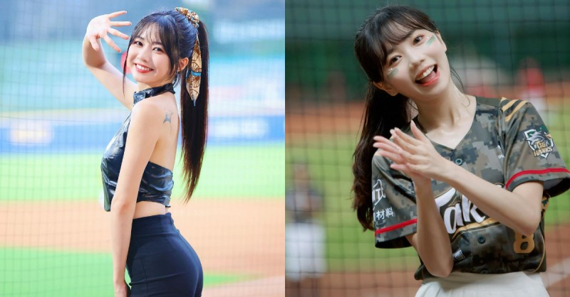 【网络美女】嫩版小慈妹!台钢啦啦队练习生「米亚」笑容好甜,网一致赞:「超可爱!」