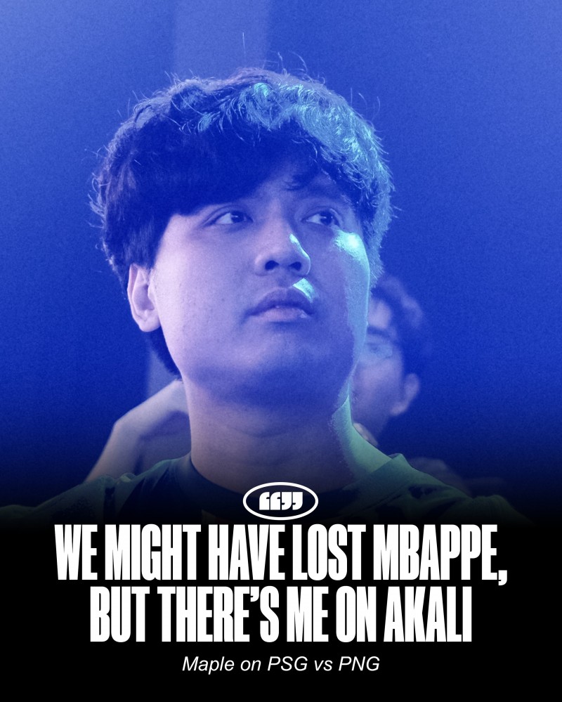 PSG盛赞Maple阿卡丽发挥:我们也许会失去姆巴佩,但是这里有你的阿卡丽!