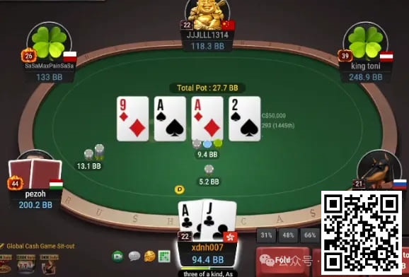 【EV扑克】牌局分析:向王重阳老师学习