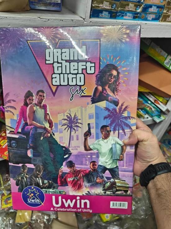 印度制造!《GTA6》"周边"烟花现身印度商店:还有与迪士尼联动