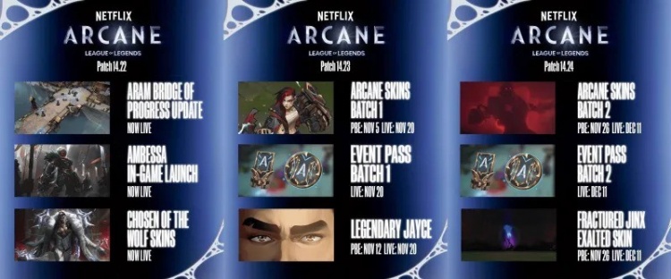 LOL官推宣布:双城之战2还有第二批皮肤,杰斯将有T2级新皮