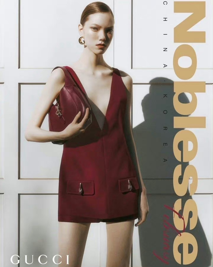 Kamila Sari x Noblesse Magazine February 2024,Gucci 24 春夏系列专题画报💋♥️💄💐