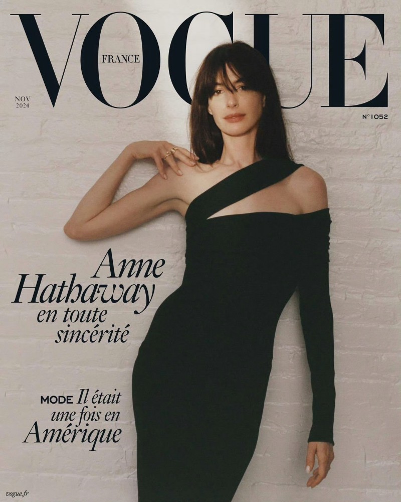Anne Hathaway x Vogue France November 2024,美的不像话