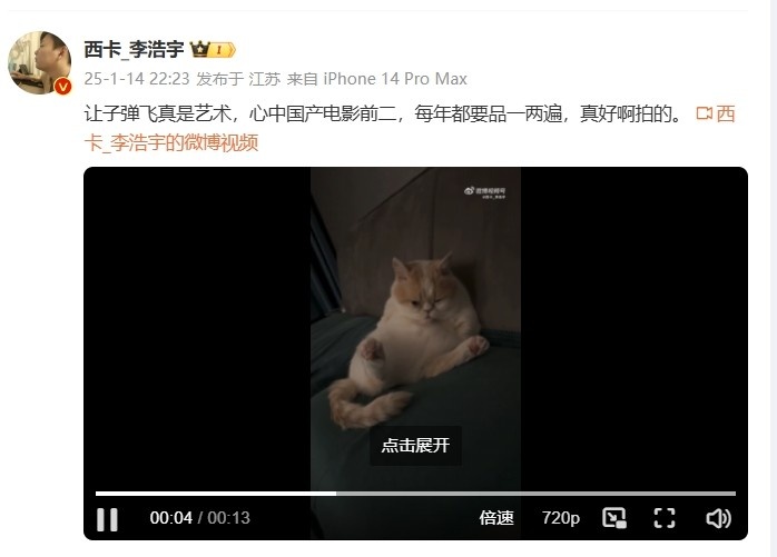 西卡:让子弹飞真是艺术!心中国产电影前二,每年都要品一两遍