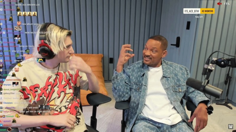 这不带一波货?威尔史密斯现身国外游戏主播xQc直播间:我儿子是你的铁粉!