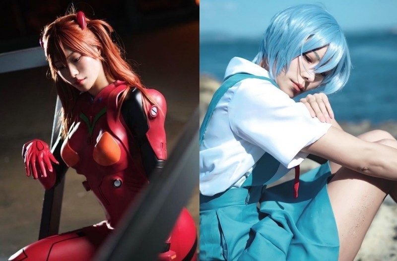 健美Coser「桃兎もも」完美诠释明日香&绫波零一场“战争”看来要开始了呢