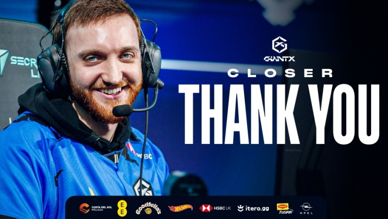 LEC GX战队官宣:打野选手Closer离队