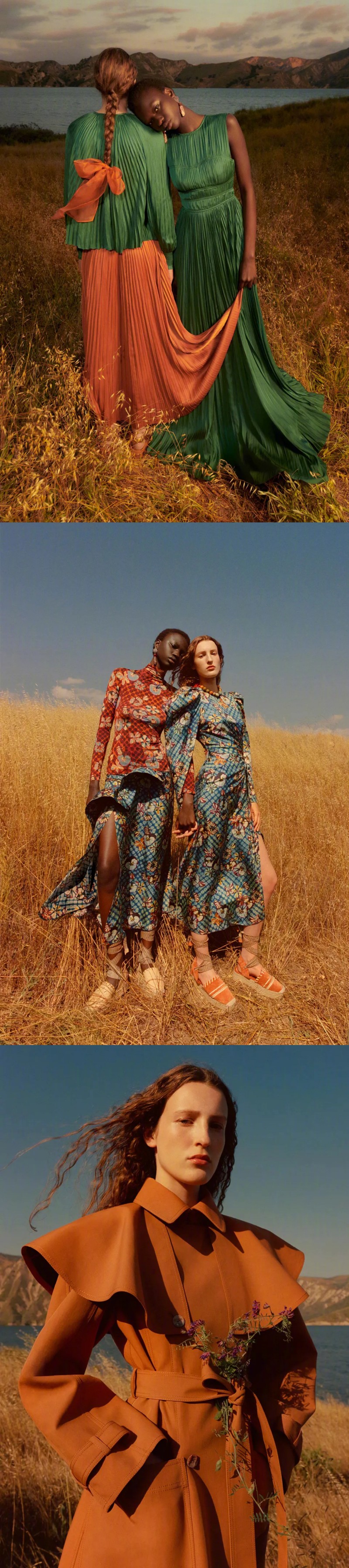 Ulla Johnson Resort 2024 ,早春型录画册,加州拍摄💛💛🔥 