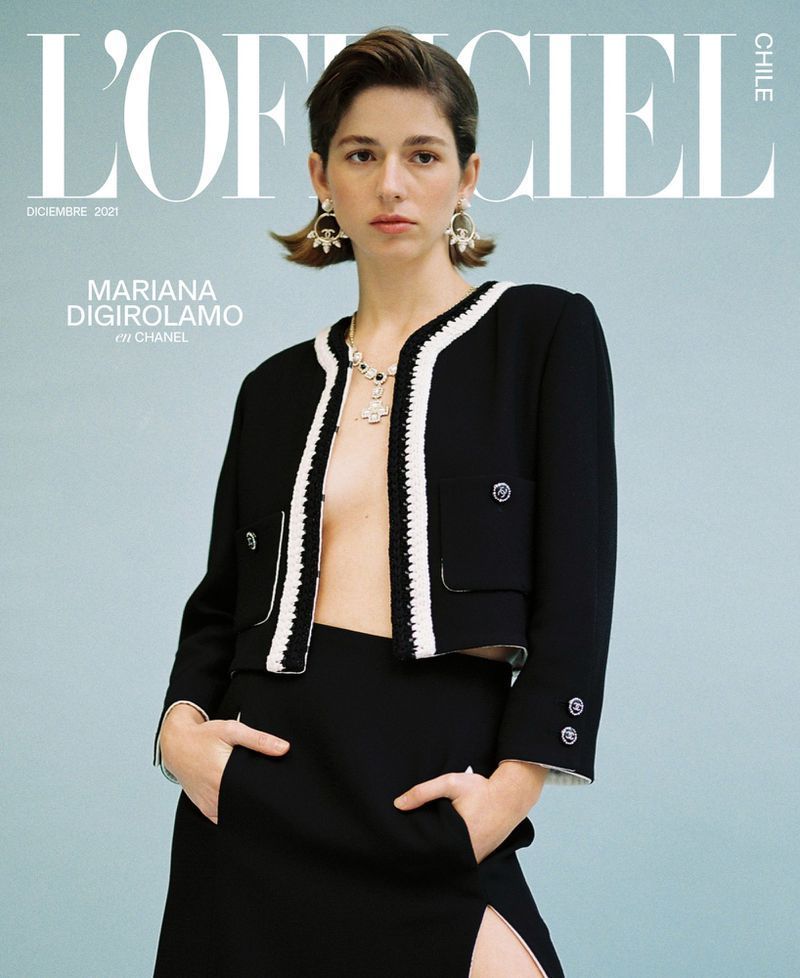 智利女星Mariana di Girolamo L’Officiel Chile December 2021 Photography by Berta Pfirsich 