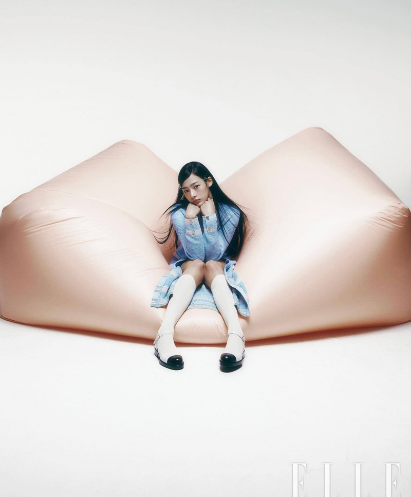 MINJI金玟池 x ELLE Korea March 2023, Chanel Beauty ❤️💋💄