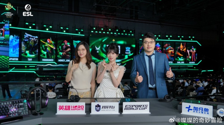 DOTA2解说璨璨晒照:恭喜XG!拉满且超级充实的一天