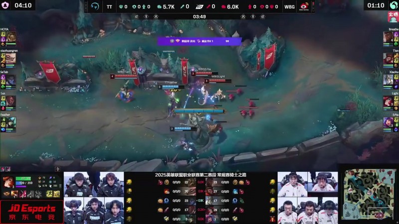 水晶哥看小天猴子10-0超神爆杀TT：我感觉TT已经没有一点斗志了