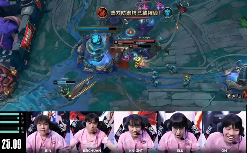 战胜AL后，ON发文模仿Bin赛后语音呐喊：nice！（破音）