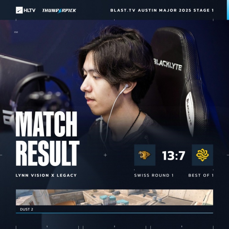 🎮奥斯汀Major:全员发力Emilia强硬三杀钢铁防守 LVG击败Legacy