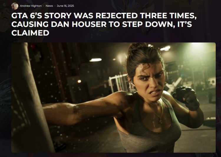 历史上最混乱开发过程!爆料称GTA6因剧情推翻3次而拉长开发周期