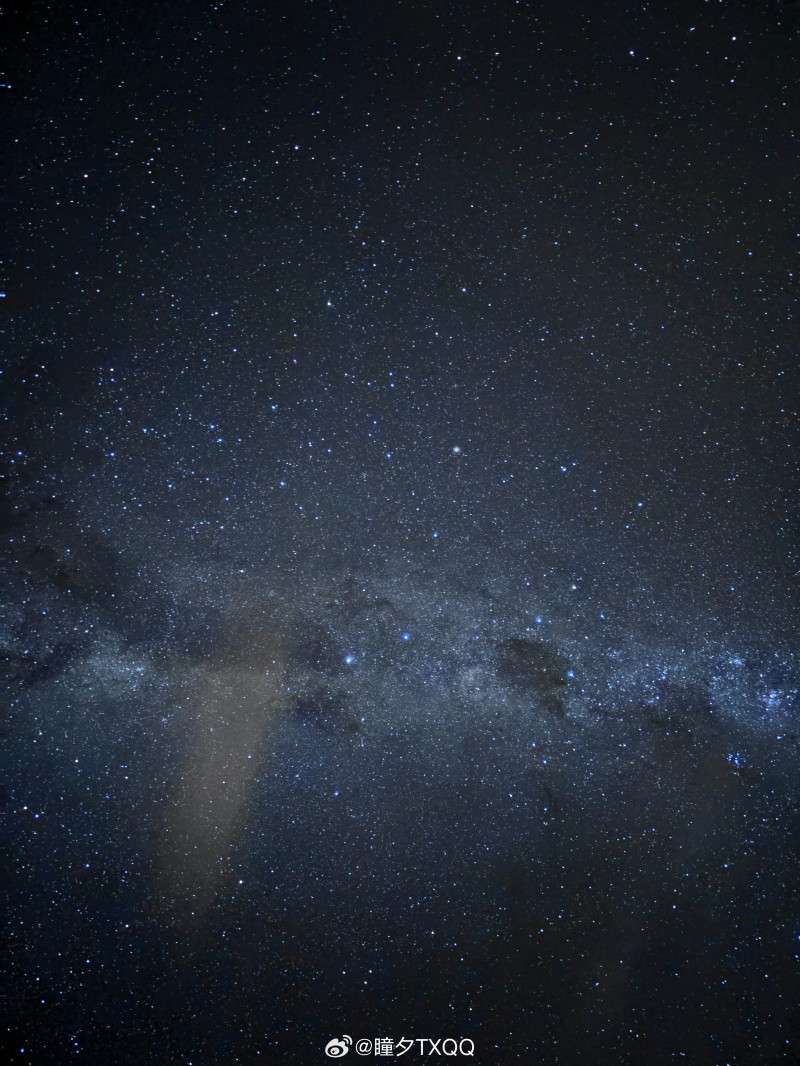 解说瞳夕晒照:拍了好久的星星送给你