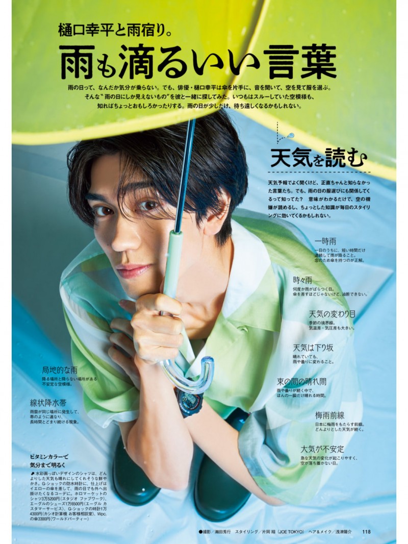 樋口幸平 FINEBOYS(ファインボーイズ) 2025年7月号