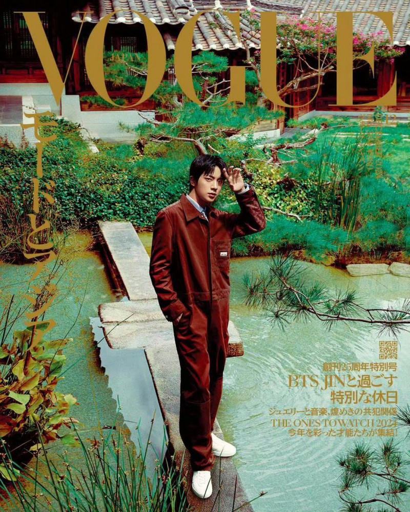 JIN金硕珍 x Vogue Japan December 2024 &amp; GQ Japan December 2024，日版 VOGUE &amp; GQ联合企划，Gucci &amp; Sacai 专题