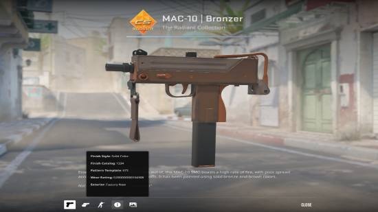 《CS2》磨损经济学!史上最低磨损MAC-10天价成交